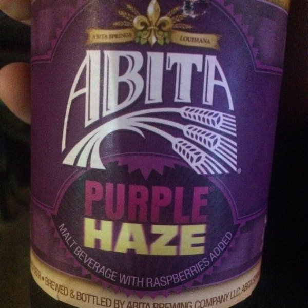 Lafayette, LA - I tried Abita Purple Haze for the first time...Mmmm!
