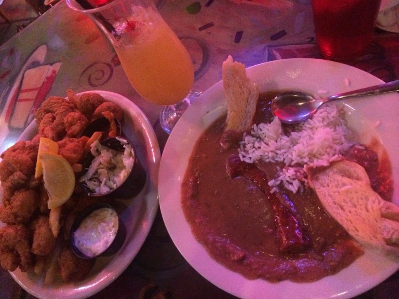 New Orleans, LA - Red beans and rice and fried EVERYTHING!